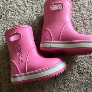 Croc rain boots new toddler size 6c